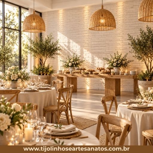 Ambiente com tijolinhos brancos — inspiração 7