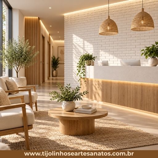 Ambiente com tijolinhos brancos — inspiração 3