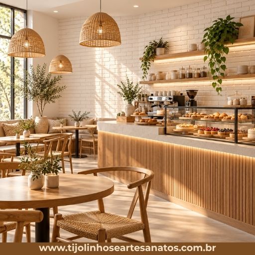 Ambiente com tijolinhos brancos — inspiração 2